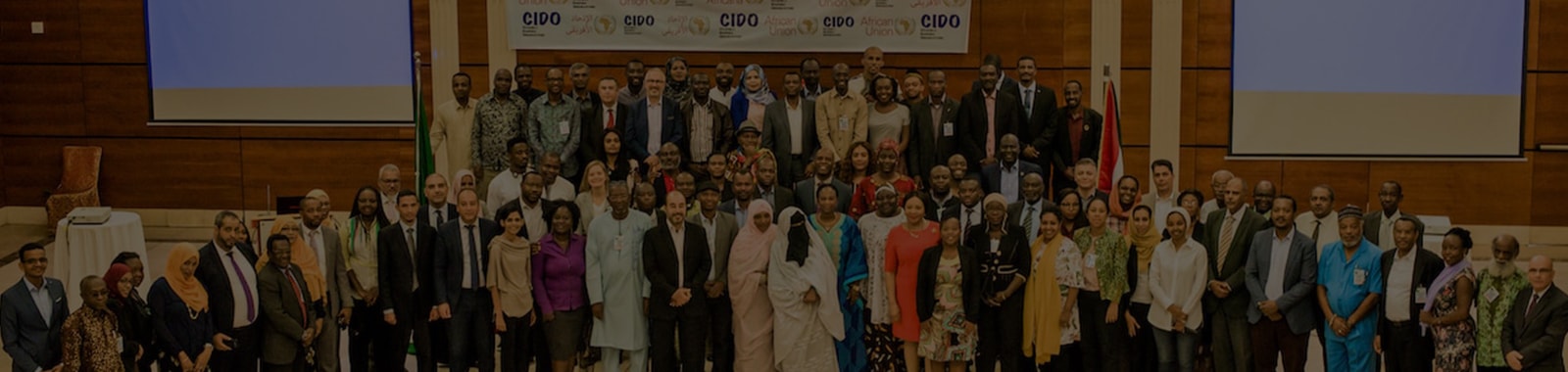 Pan-African Council delegates and partners gathered in a formal convening hall