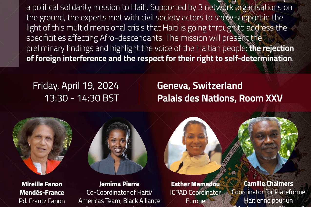 Haiti - United Nations Permanent Forum on People of African Descent