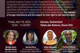 Haiti - United Nations Permanent Forum on People of African Descent