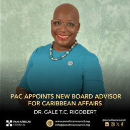 Dr. Gale T.C. Rigobert Appointed Board Advisor for Caribbean Affairs